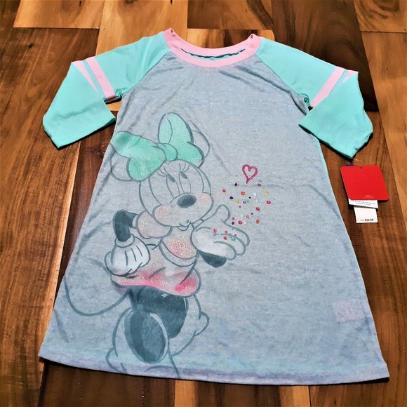 Disney NWT Sz 4 GIrls Minnie Mouse Sleep Nightgown - Picture 2 of 6